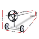 Aquabuddy Solar Swimming Pool Cover Blanket Roller Wheel Adjustable 11 X 4.8M