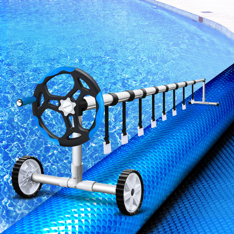 Aquabuddy Swimming Solar Pool Cover Pools Roller Wheel Blanket Covers 11X4.8M