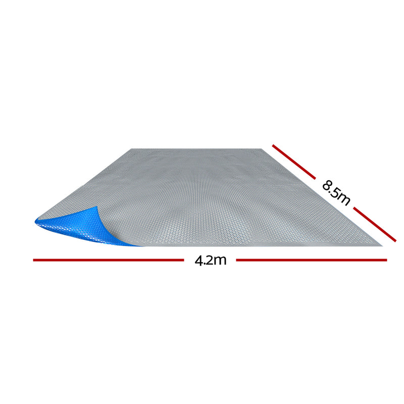 Aquabuddy 8.5M X 4.2M Solar Swimming Pool Cover 500 Micron Outdoor Blanket