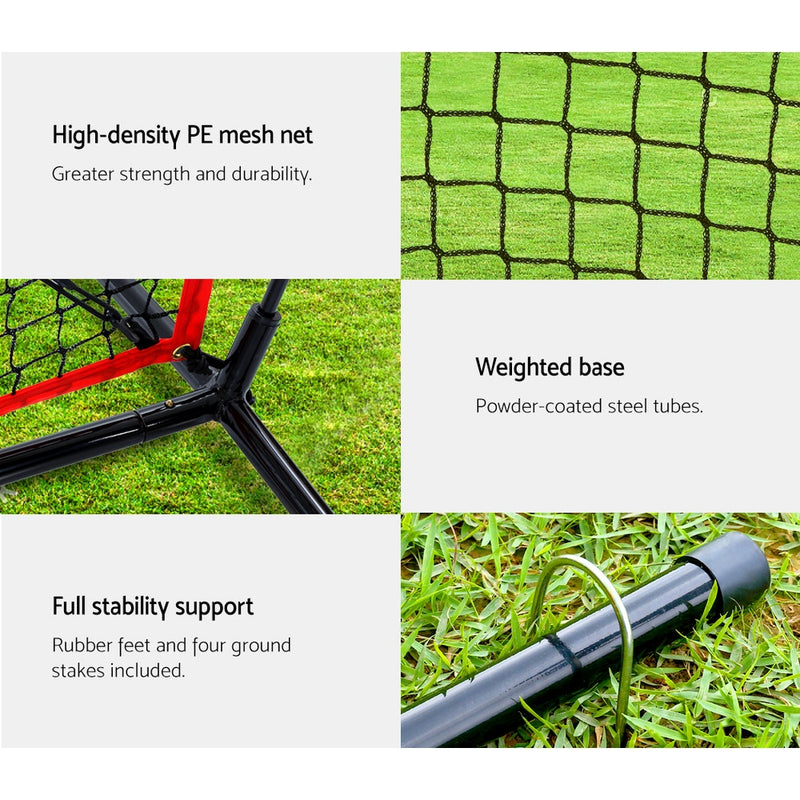 Everfit Portable Baseball Training Net Stand Softball Practice Sports Tennis