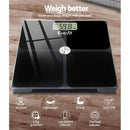 Everfit Electronic Digital Bathroom Scale Weighing Tracker Gym 180KG