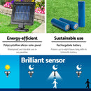 2X 22 LED Solar Powered Dual Light Security Motion Sensor Flood Lamp Outdoor