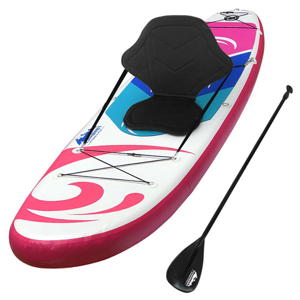 Weisshorn Stand Up Paddle Boards 11' Inflatable SUP Surfboard Paddleboard Kayak Pink