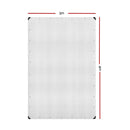 Instahut Tarp Tarpaulin 3x4m Canvas Heavy Duty Camping Cover Clear