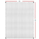 Instahut Tarp Tarpaulin 9x12m Canvas Heavy Duty Camping Cover Clear