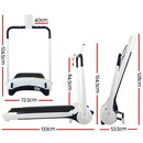 Ovicx Electric Treadmill Q1 Home Gym Exercise Machine Fitness Equipment Compact White