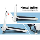 Ovicx Electric Treadmill Q1 Home Gym Exercise Machine Fitness Equipment Compact White