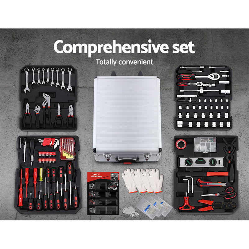786pcs Tool Kit Trolley Case Mechanics Box Toolbox Portable DIY Set SL