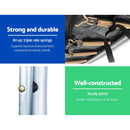 14ft Trampoline Everfit Kids Trampoline Rebounder w/ Ladder Basketball Hoop Orange