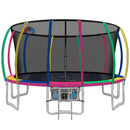 Everfit 16FT Trampoline for Kids w/ Ladder Enclosure Safety Net Rebounder Colors