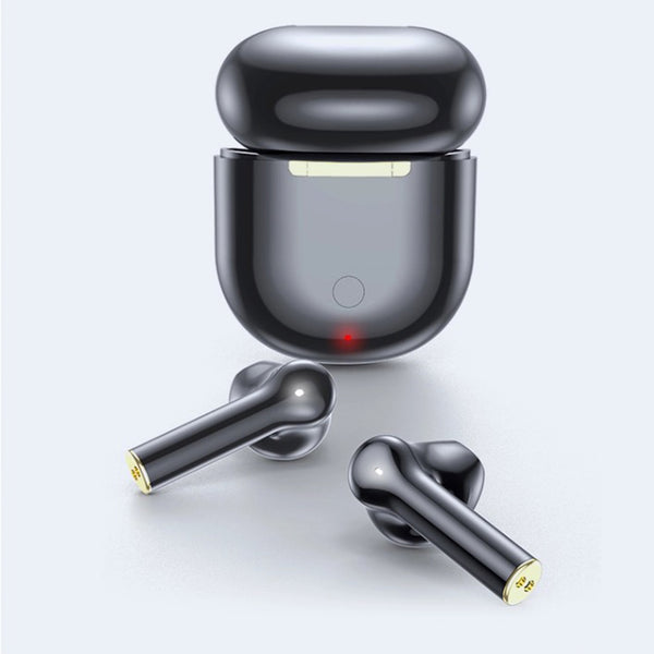 FitSmart Wireless Earbuds Earphones Bluetooth 5.0 For IOS Android In Built Mic - Black