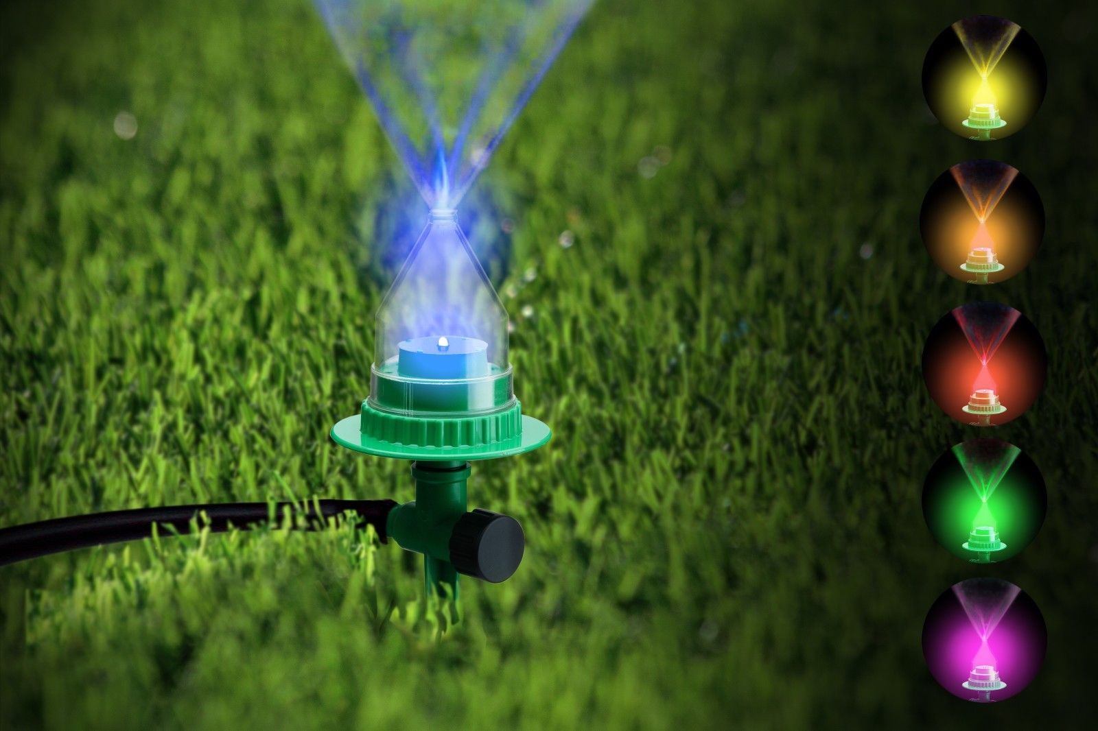 Durable and Extremely Cool Led Water Sprinkler Perfect for Gardens and