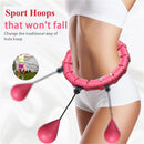 24 Knots Fitness Smart Sport Hoop Adjustable Thin Waist Exercise Gym Circle Ring