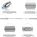 Sardine Sport Olympic Weightlifting Barbell, 220cm Long, 15kg Stainless Steel, Home Gym Strength Training, Bench Press&Squat