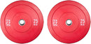 Sardine Sport Olympic Change Plates 50mm Fractional Weight Plates Designed for Olympic Barbells for Strength Training 25kg Red Set