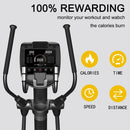 Sardine Sport Elliptical Cross Trainer 8kg Flywheel Magnetic Brake 32 Resistance, Portable Folding Home gym, 150kg Weight Capacity