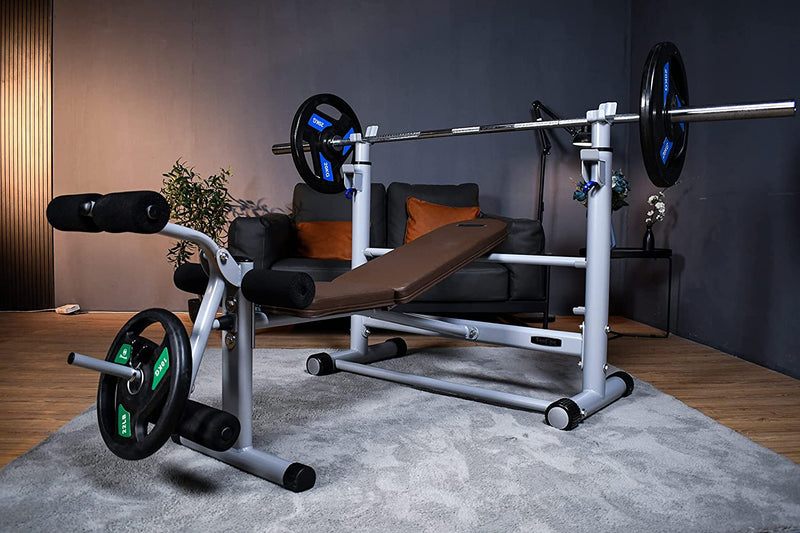 Sardine Sport Adjustable Multifunctional Weight Bench Press, Strength Training & Home Gym System