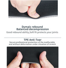 Sardine Sport TPE Yoga Mat, Exercise Workout Mats, Fitness Mat for Home Workout, Home Gym Extra Thick Large Black 6mm