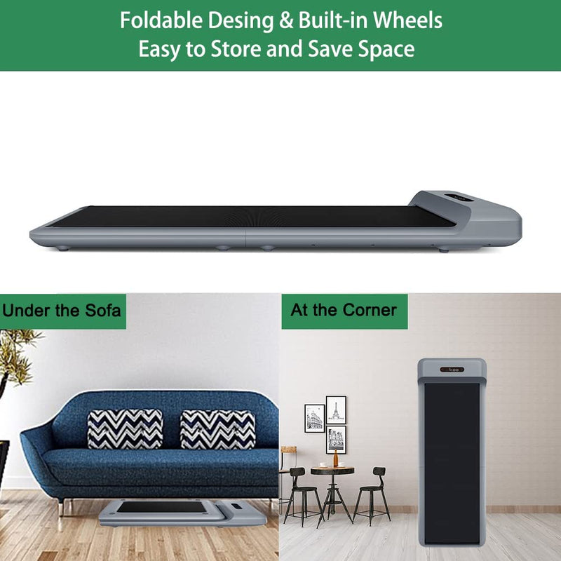 Sardine Sport C2 Foldable Portable Walking Pad Office Apartment Treadmill - Grey