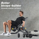 Sardine Sport Heavy Duty Bench Foldable Adjustable Commercial Grade Capacity 450kg (Black)