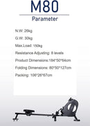 Sardine Sport Magnetic Rowing Machine Exercise Fitness Home Gym Cardio