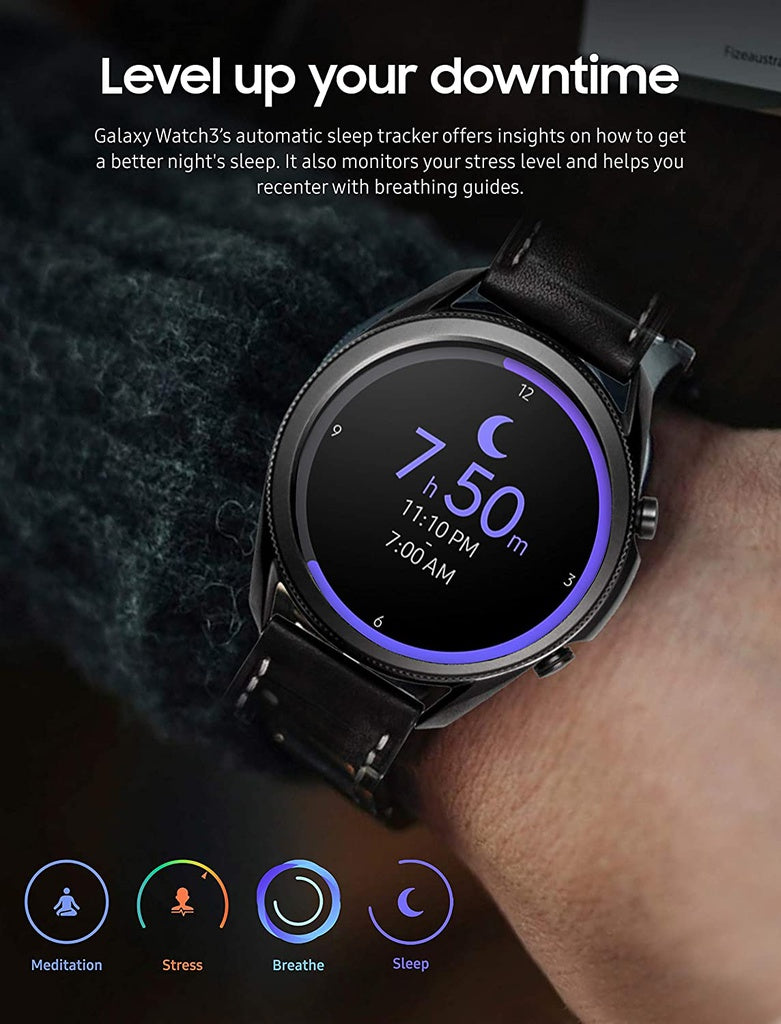 Samsung Galaxy Watch 3 45mm Bluetooth Mystic Black SM-R840NZKAMEA