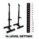 Adjustable Squat Racks (Seperated) -