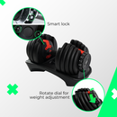 Verpeak Adjustable Dumbbell 24kg