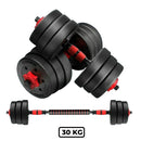 Verpeak Adjustable Rubber Dumbbells 30kg