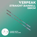 VERPEAK Olympic Barbell 150CM Straight