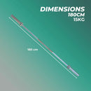 Verpeak Olympic Barbell 180CM Straight