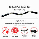 Verpeak Gym Station Attachment EZ Curl Pull Down Bar