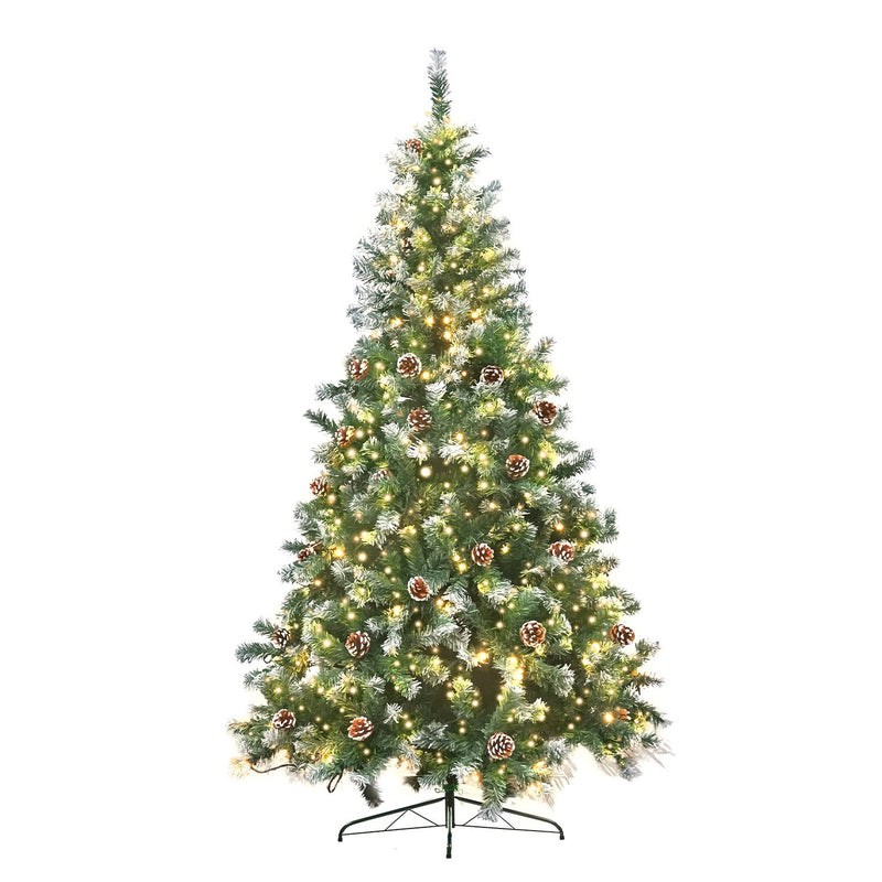Christabelle 1.2m Pre Lit LED Christmas Tree Decor with Pine Cones Xmas Decorations