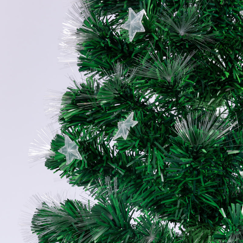 Christabelle 1.2m Enchanted Pre Lit Fibre Optic Christmas Tree Stars Xmas Decor