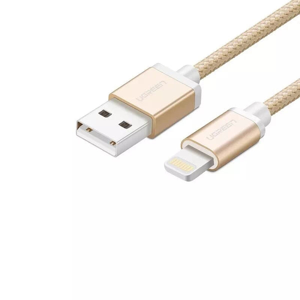UGREEN 30589 iPhone 8-pin to USB2.0 Sync & Charging Cable 2M Gold
