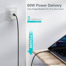 CHOETECH MIX00086 (XCC-1003 x2) 60W USB-C M to M 1.2m Cable 2pcs Combo Pack