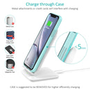 CHOETECH T555-F 15W Wireless Charger Stand with AC Charger (White)