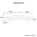 5 Seater Lounge Set Grey Colour Leatherette Corner Sofa for Living Room Couch with Chaise