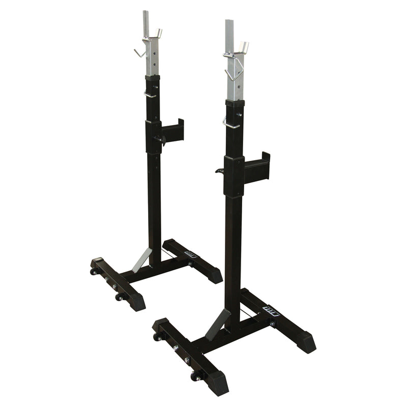 Squat Rack Stand Pair Bench Press Weight Lifting Barbell