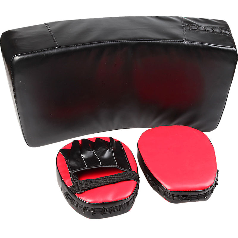 Kicking Boxing Sparring Shield & Punching Pad Mitts Combo