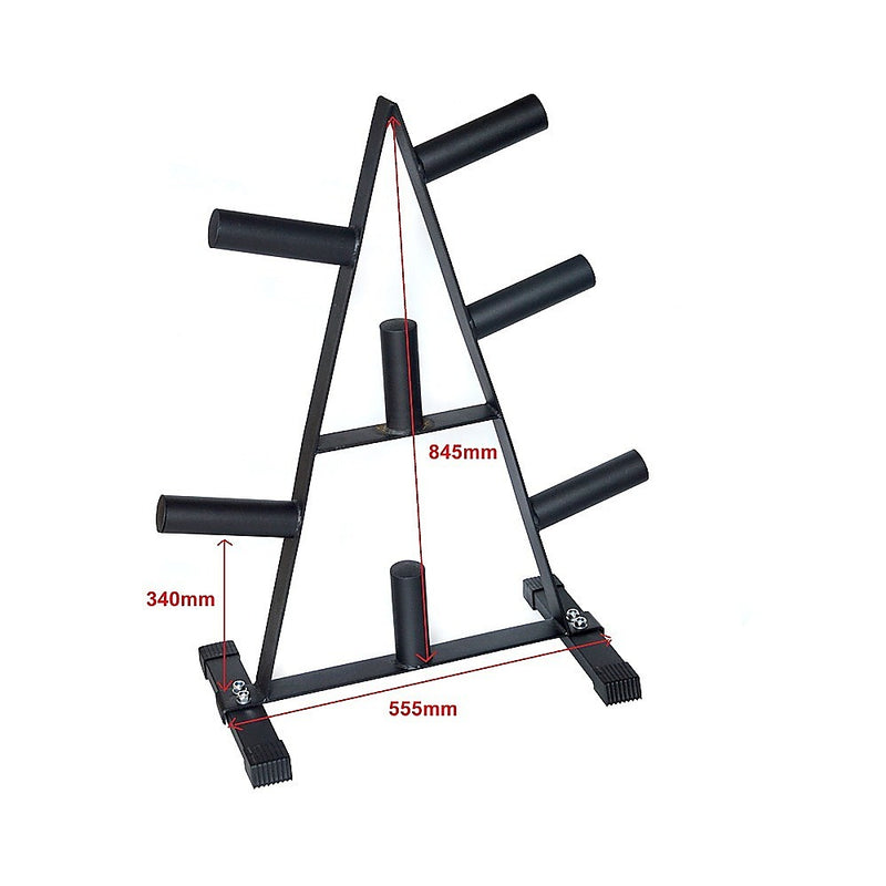 Olympic Weight Plate Storage Rack 250kg Capacity