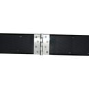 2.45m (8FT) Gymnastics Folding Balance Beam Black Synthetic Suede