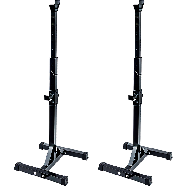 Pair of Adjustable Squat Rack Sturdy Steel Barbell Bench Press Stands GYM/HOME