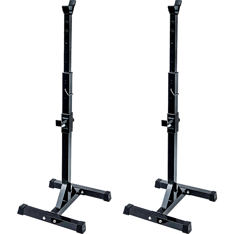 Pair of Adjustable Squat Rack Sturdy Steel Barbell Bench Press Stands GYM/HOME