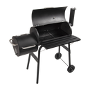 BBQ Smoker Charcoal Grill Roaster Portable Outdoor Camping Barbecue 2in1