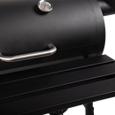 BBQ Smoker Charcoal Grill Roaster Portable Outdoor Camping Barbecue 2in1