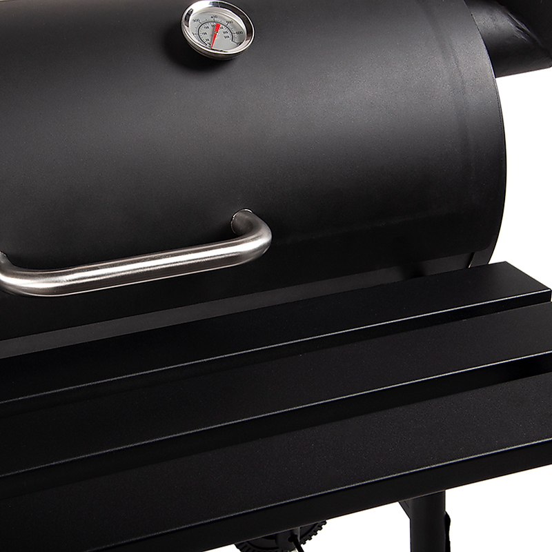 BBQ Smoker Charcoal Grill Roaster Portable Outdoor Camping Barbecue 2in1