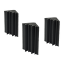 20pcs Studio Acoustic Foam Corner Bass Trap Sound Absorption Treatment Proofing