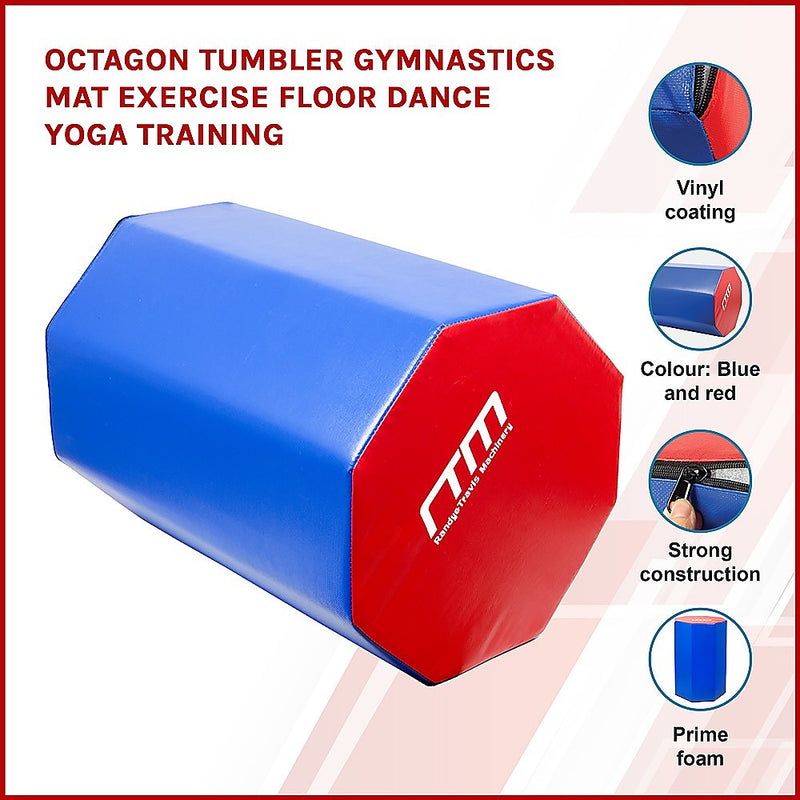 Octagon Tumbler Gymnastics Mat Exercise Floor Dance Yoga Training