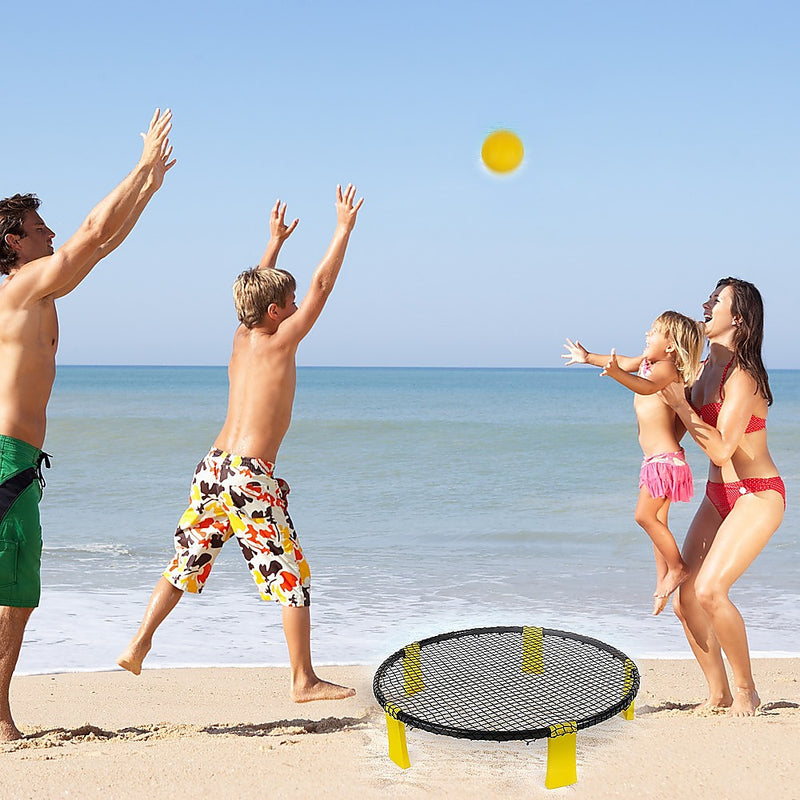 Mini Volleyball Set Outdoor Game Garden Beach Net Ball Kit Sport Toys